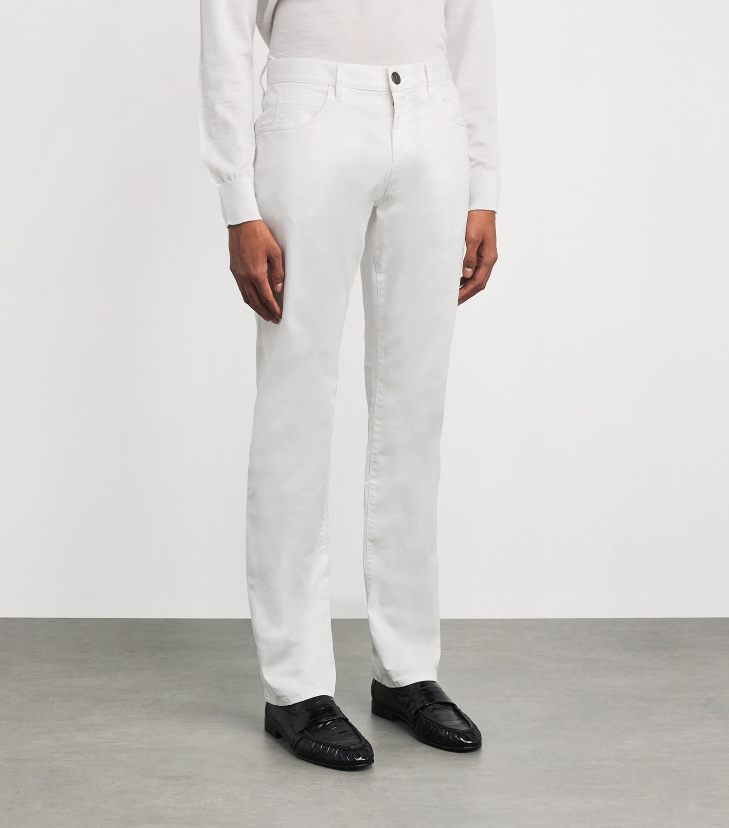 Stretch-Cotton Slim-Fit Chinos U090 Image 3