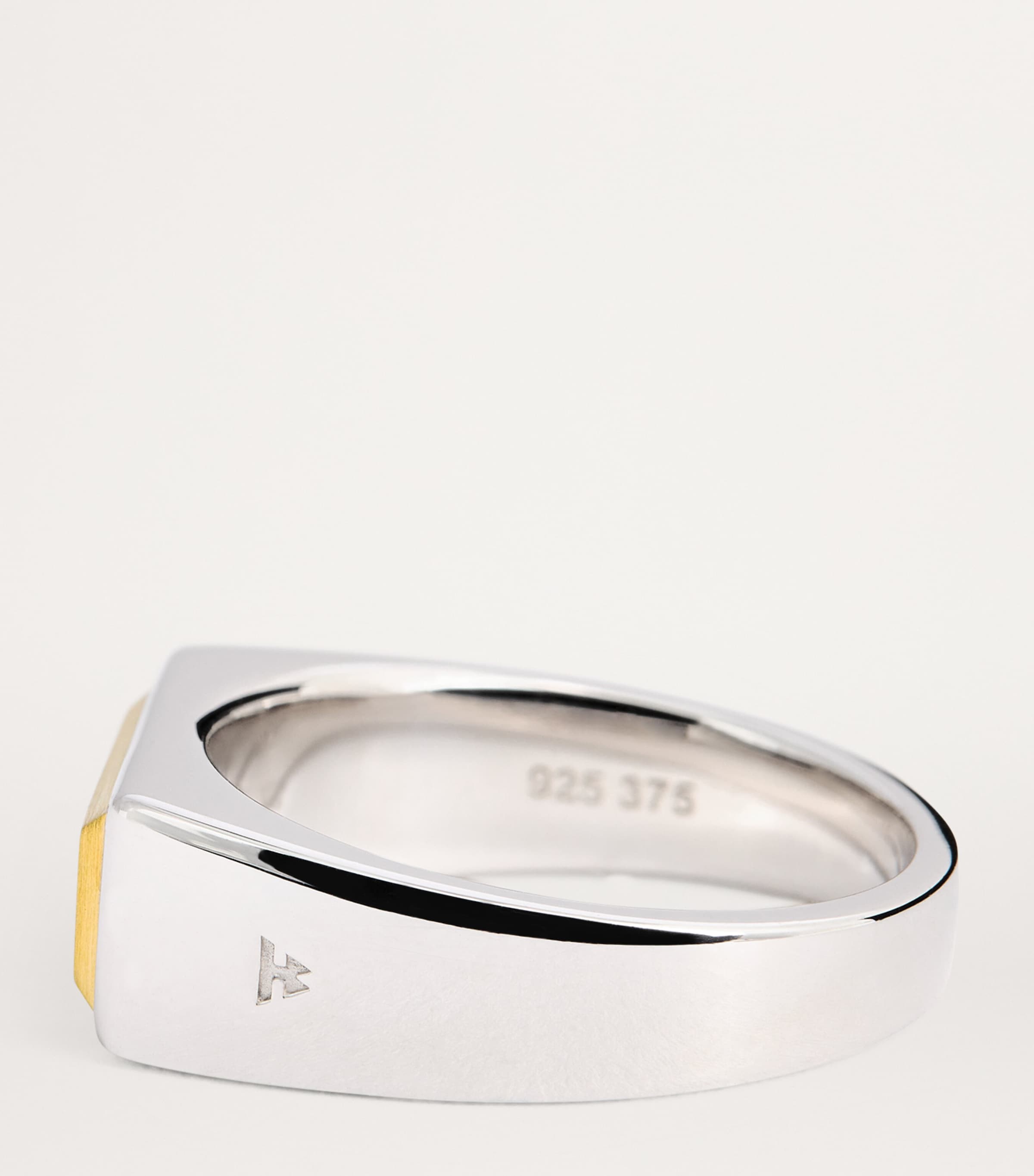 Tom Wood Sterling Silver and Yellow Gold Peaky Ring | Harrods DE