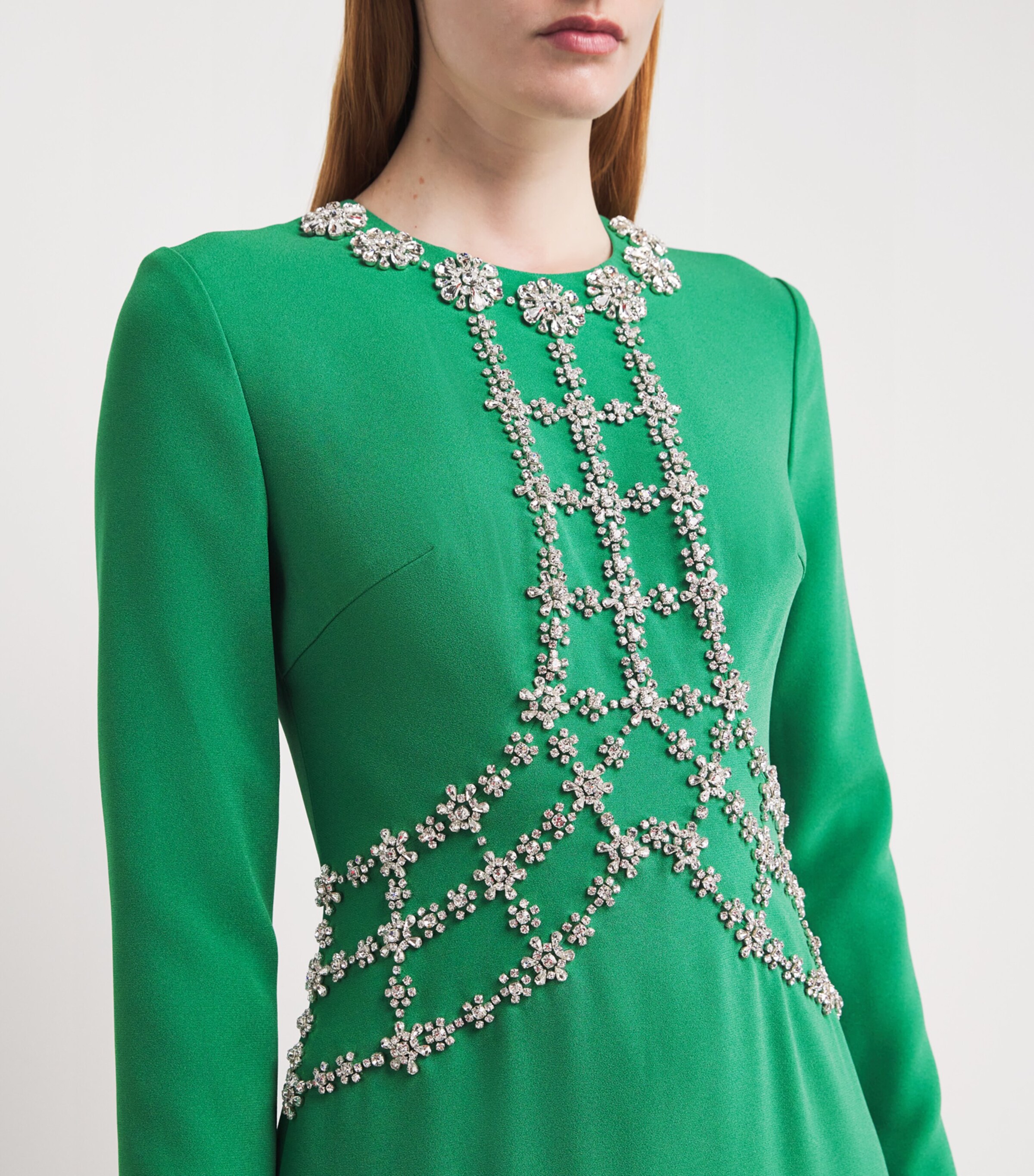 huishan zhang green dress Green Corset Halter Tight Short Homecoming Dress