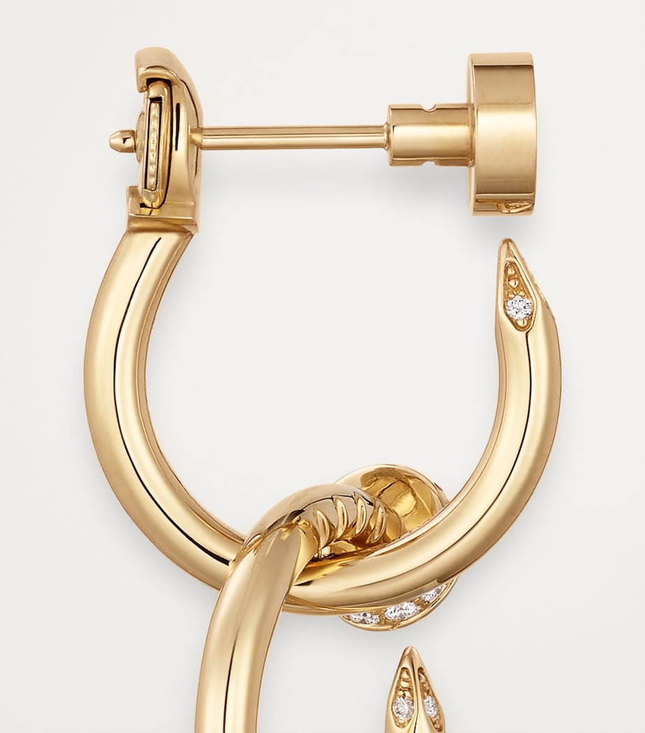 Yellow Gold and Diamond Juste un Clou Earrings YELLOW GOLD Image 5