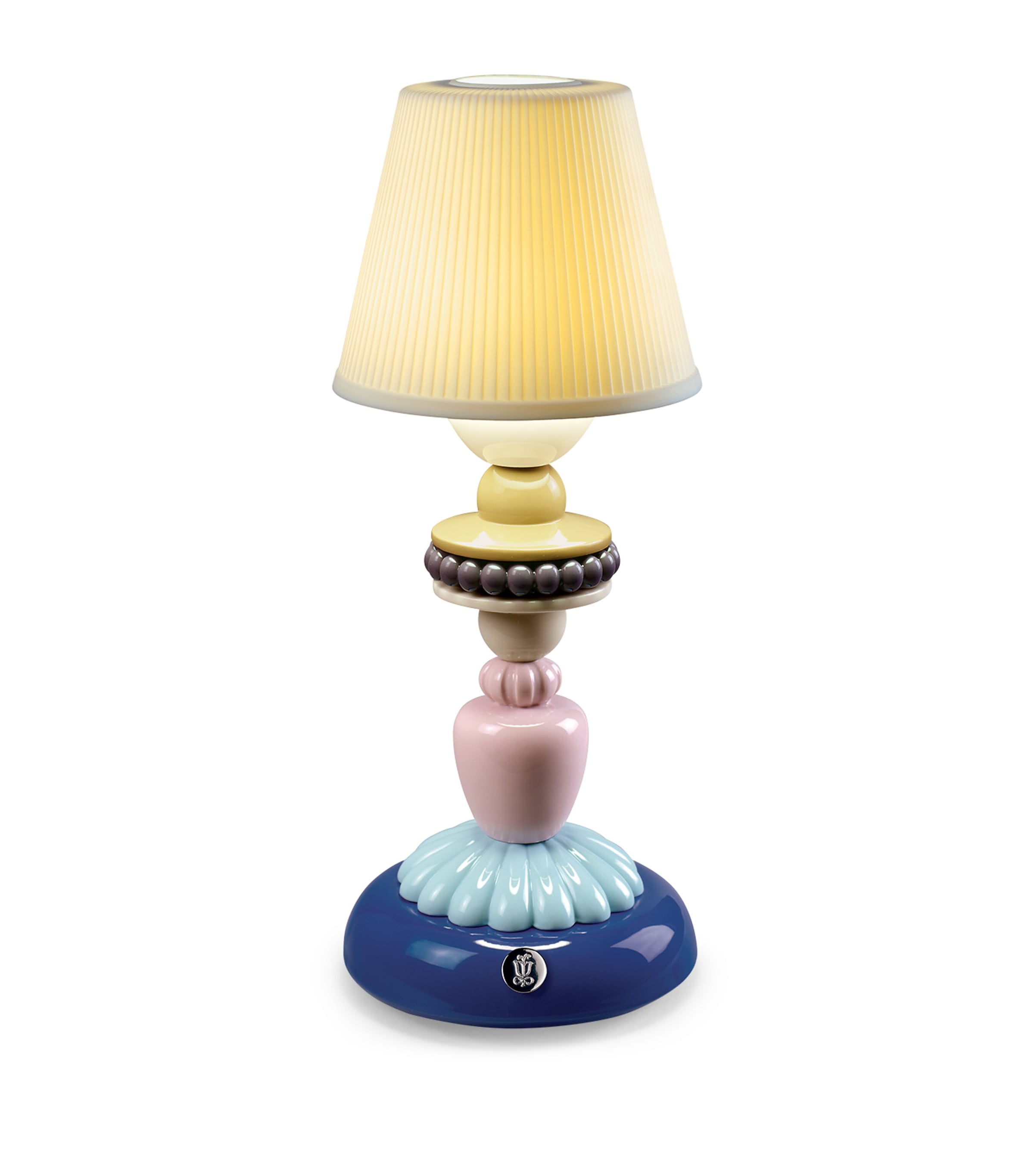 Shop Lladrò Sunflower Firefly Lamp In Blue