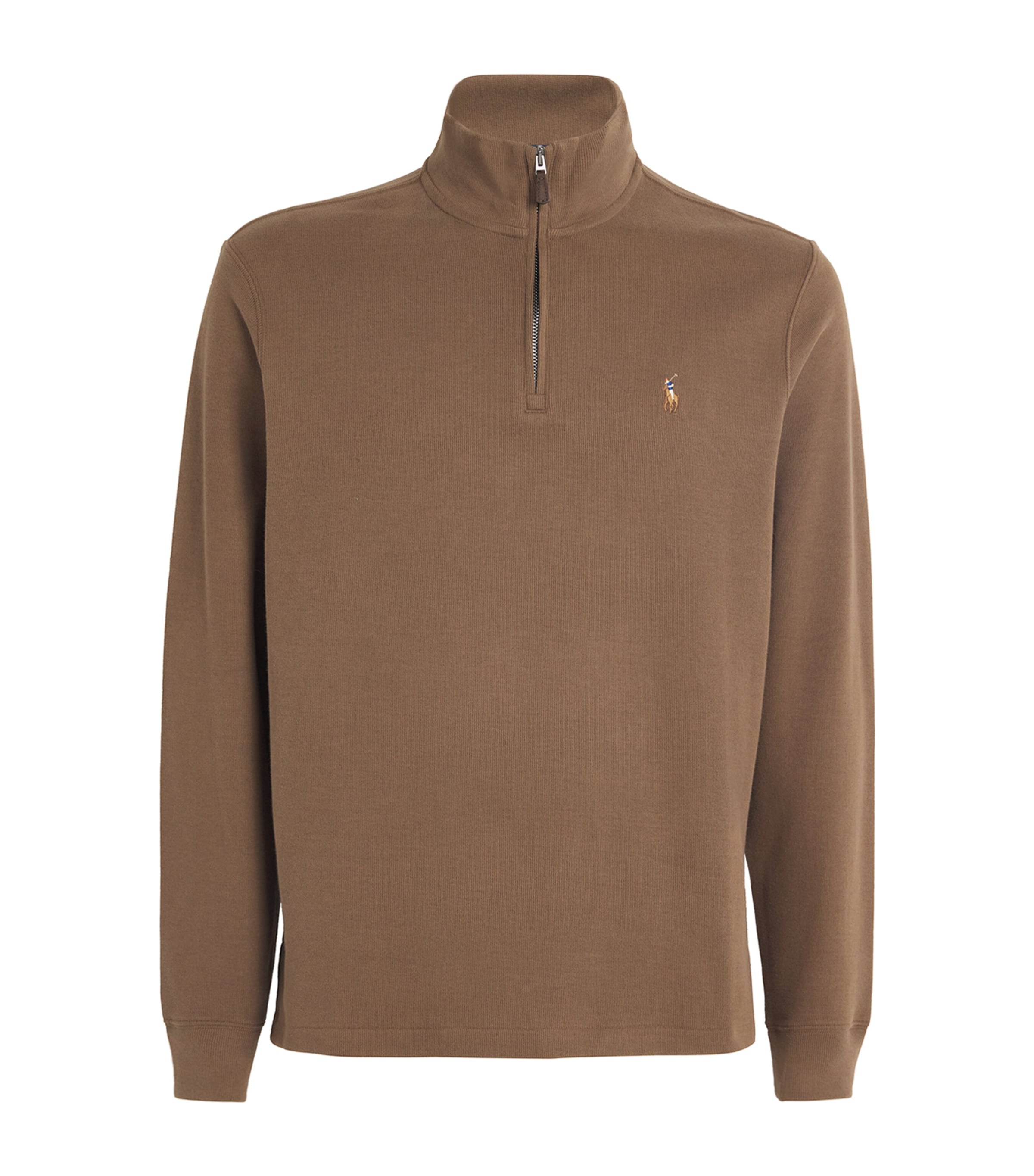 Polo Ralph Lauren Cotton Quarter-Zip Sweater | Men Clothing | Sweatshirts & Hoodies | Designers | Polo Ralph Lauren | Ralph Lauren