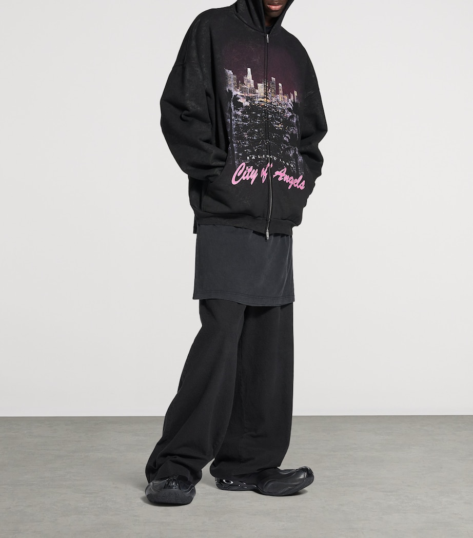 Cotton City of Angels Zip-Up Hoodie 1041 Image 4