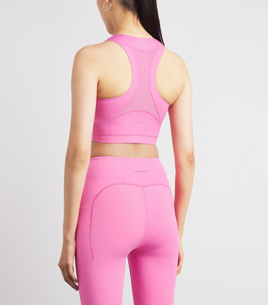 On Womens Train 2-In-1 Crop Top Bubblegum Image 5