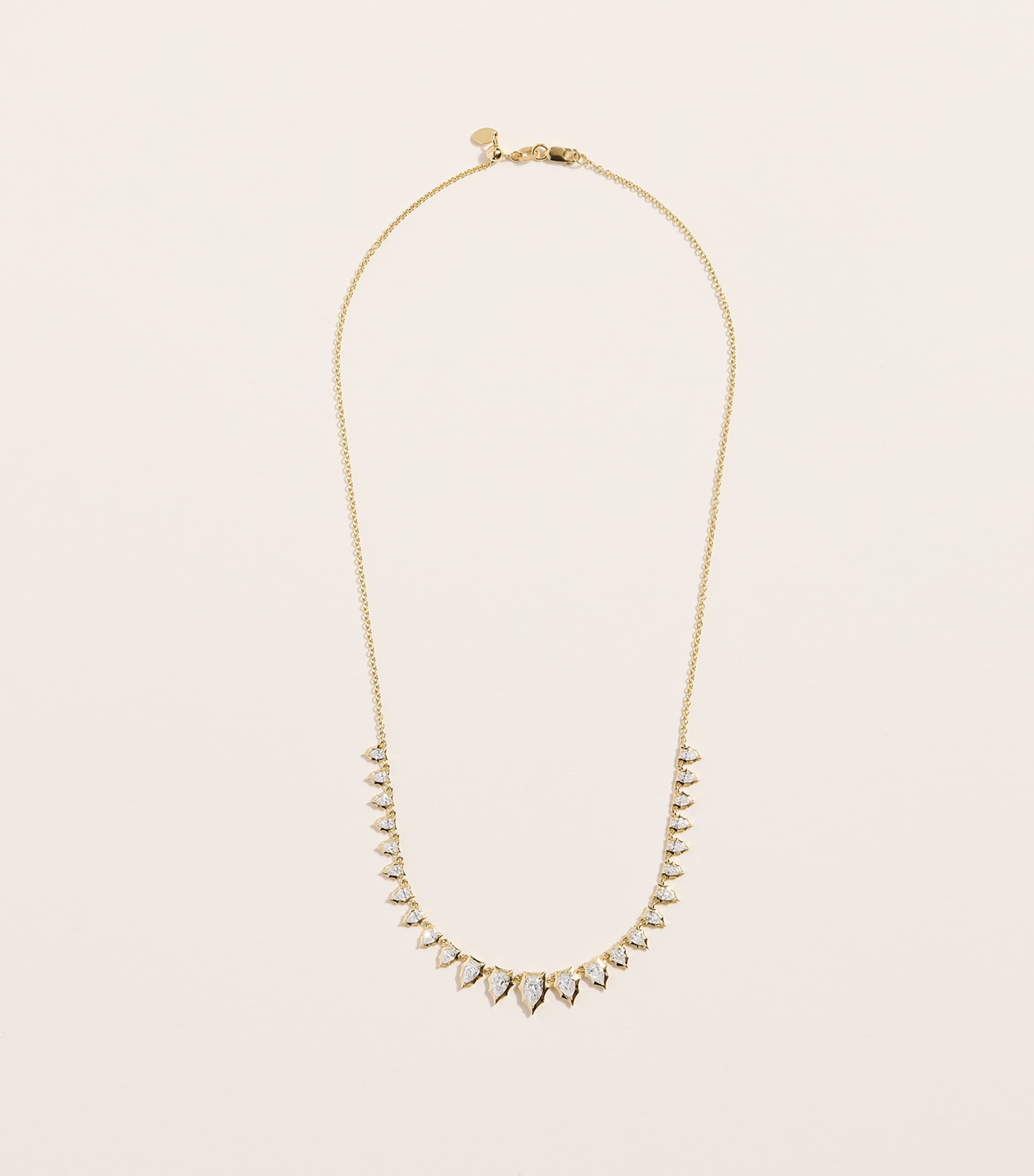 Jade Trau Yellow Gold and Diamond Envoy Riviera Necklace Yellow Gold Image 3