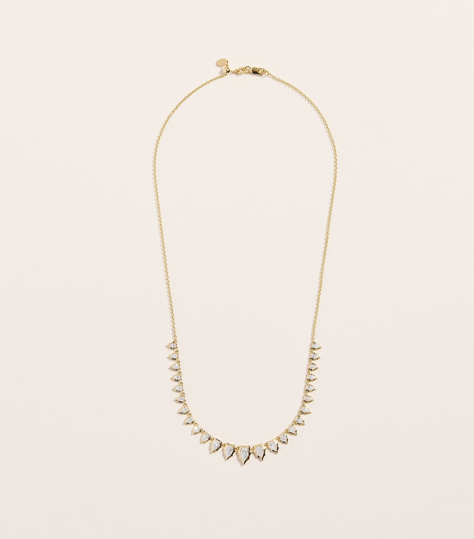 Jade Trau Yellow Gold and Diamond Envoy Riviera Necklace Yellow Gold Image 3