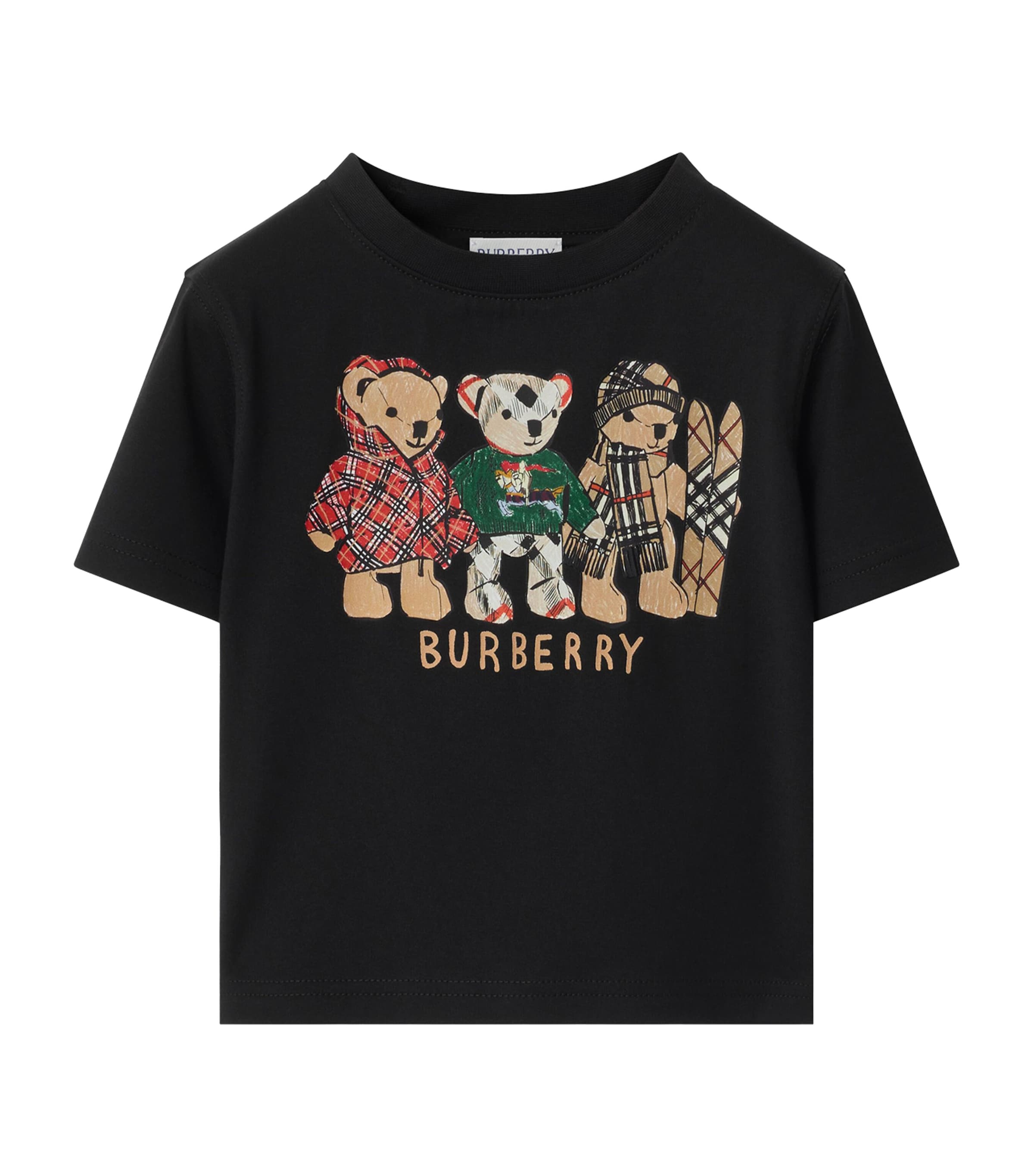 Cotton Thomas Bear and Friends T-Shirt (6-36 Months) BLACK Image 1