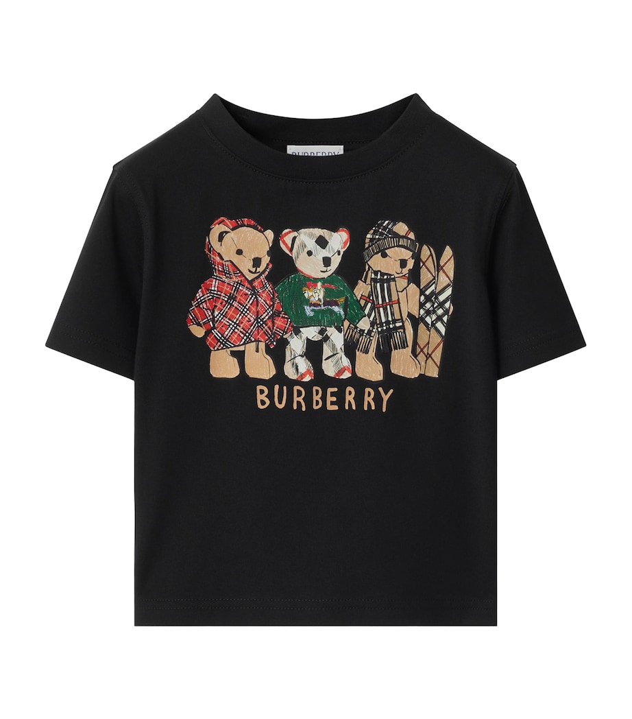 Cotton Thomas Bear and Friends T-Shirt (6-36 Months) BLACK Image 1