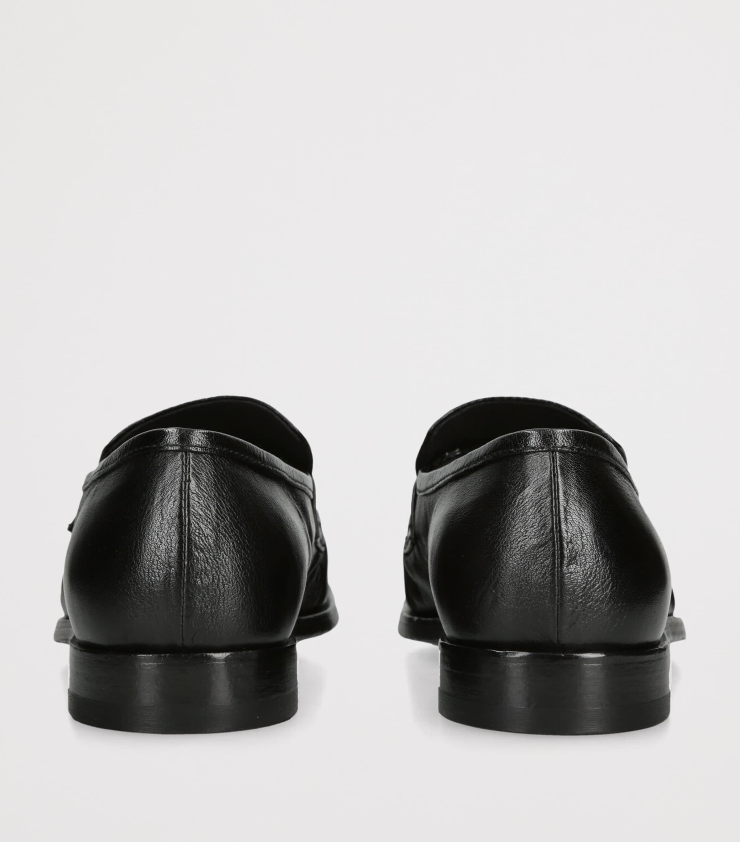 Officine Creative Leather Solitude Penny Loafers Black Image 4