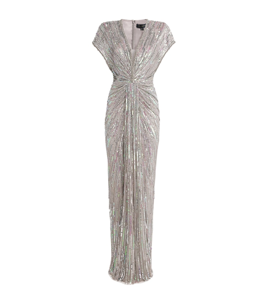 Sequinned Zola Gown MIST 2032 Image 1