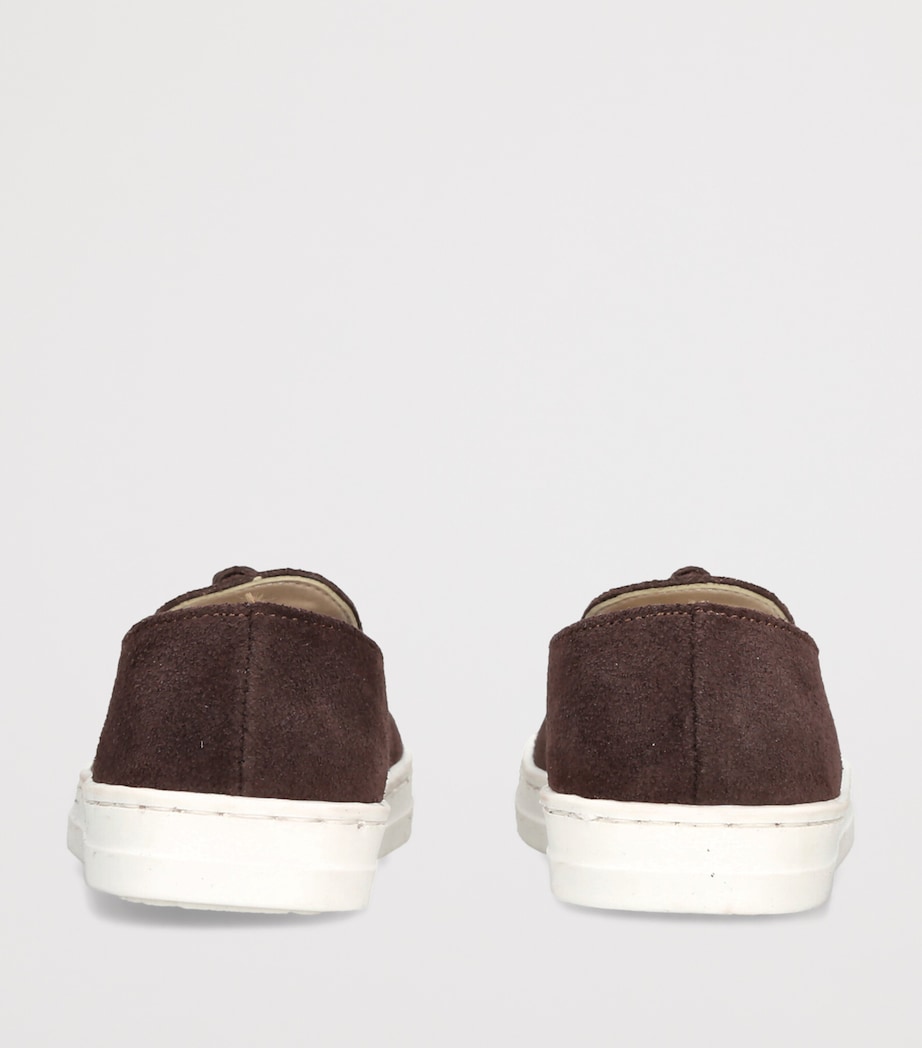 BabyWalker Suede Tassel Loafers Brown Image 4
