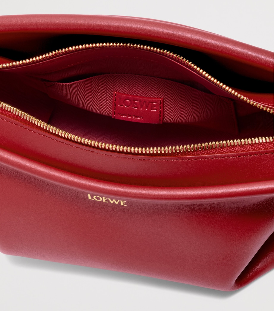 LOEWE Small Leather Whisker Shoulder Bag Carmine Red Image 9