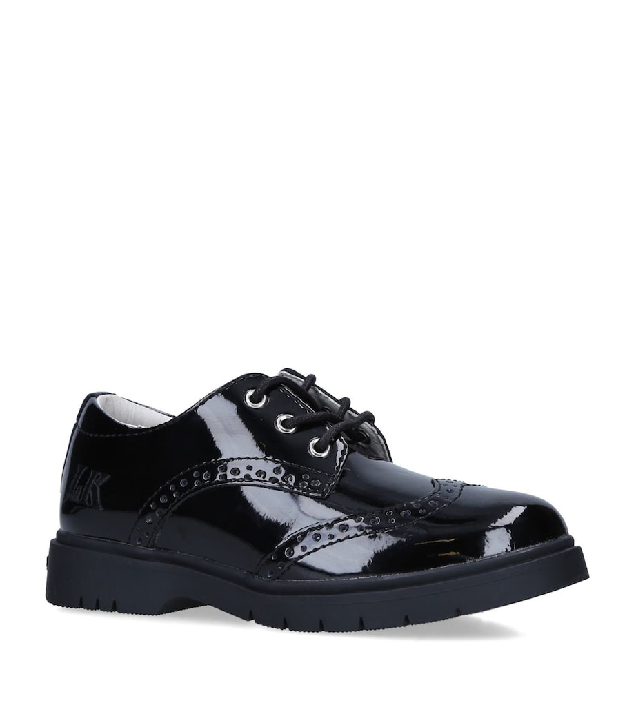 Lelli Kelly Patent Leather Florence Brogues Black Image 1