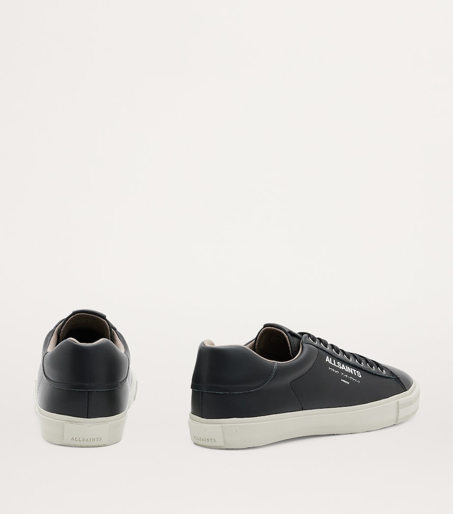 Leather Underground Low-Top Sneakers BLACK Image 3