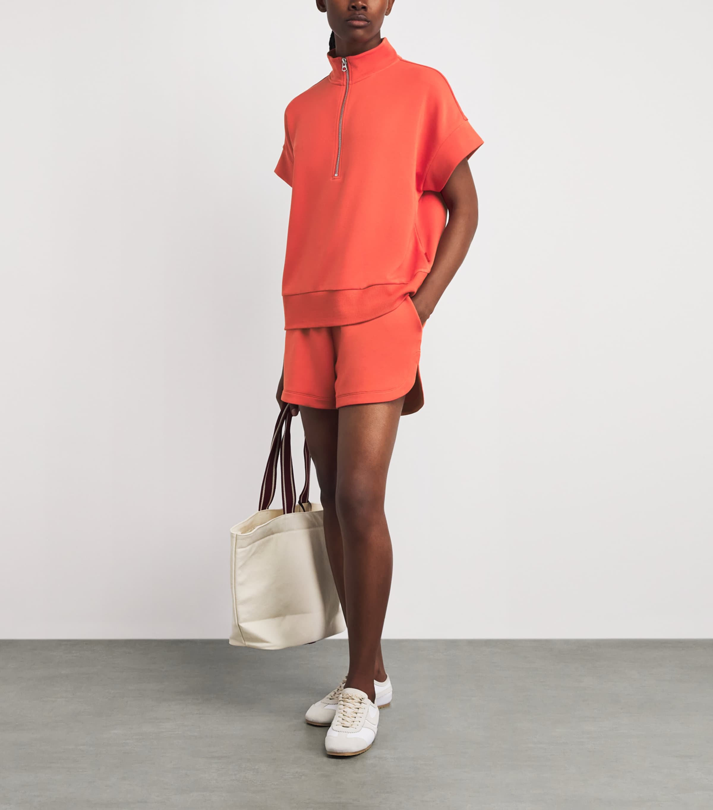 Varley Womens Ritchie Sweatshirt Summer Fig Image 2