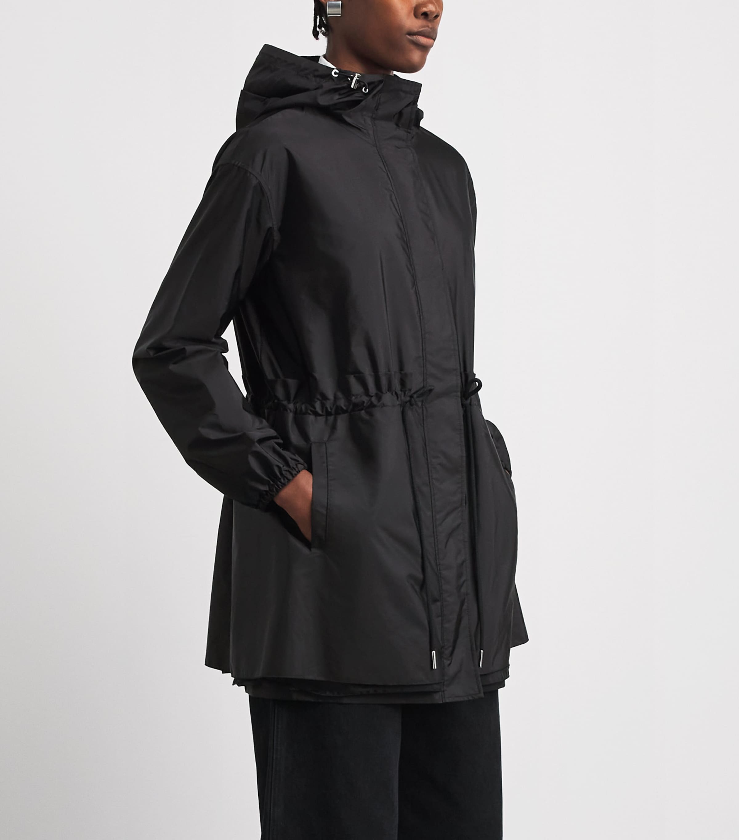 Moncler Womens Hooded Weteau Jacket Image 4