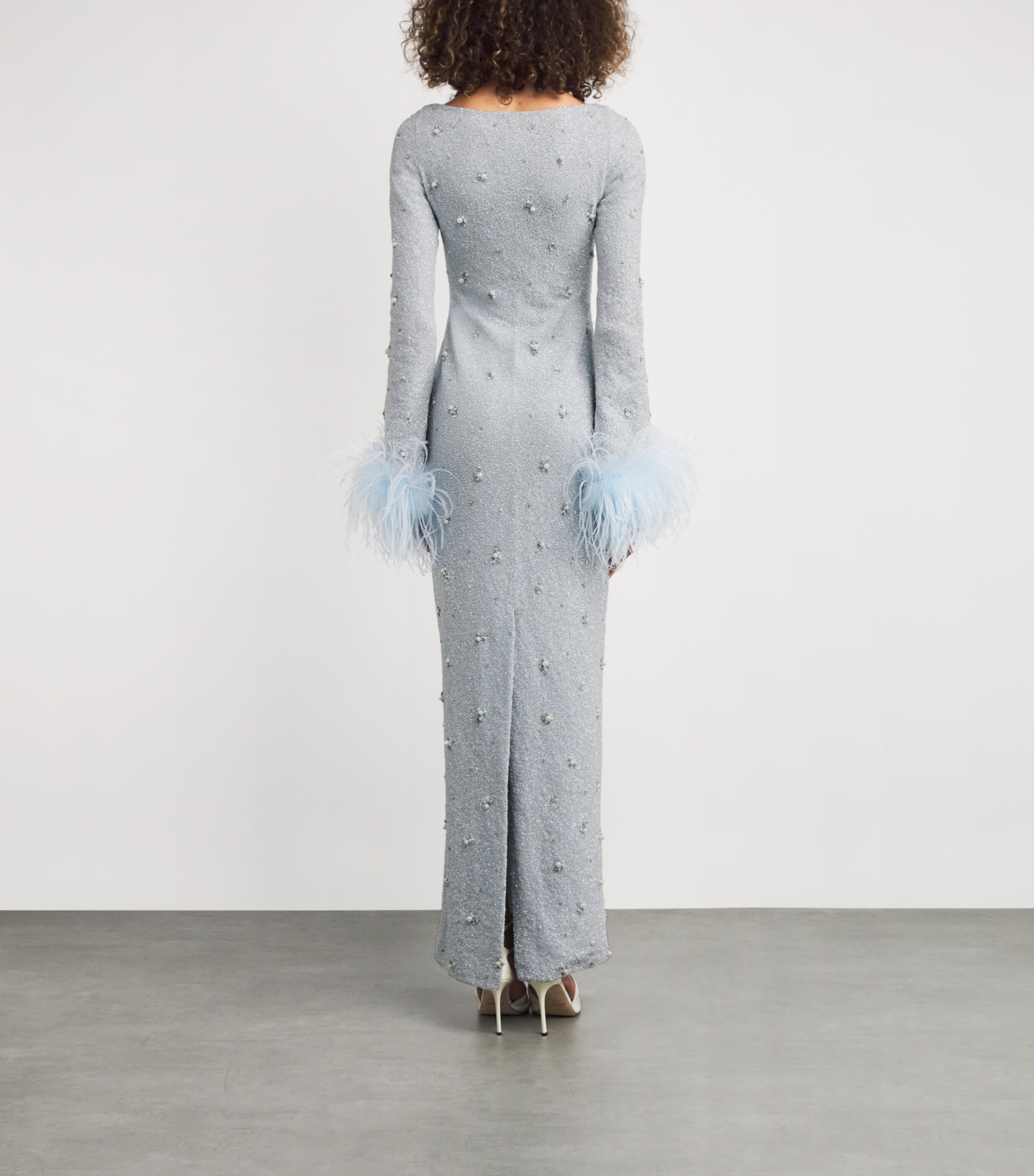 Embellished Mae Maxi Dress AZURE GRADIENT Image 3