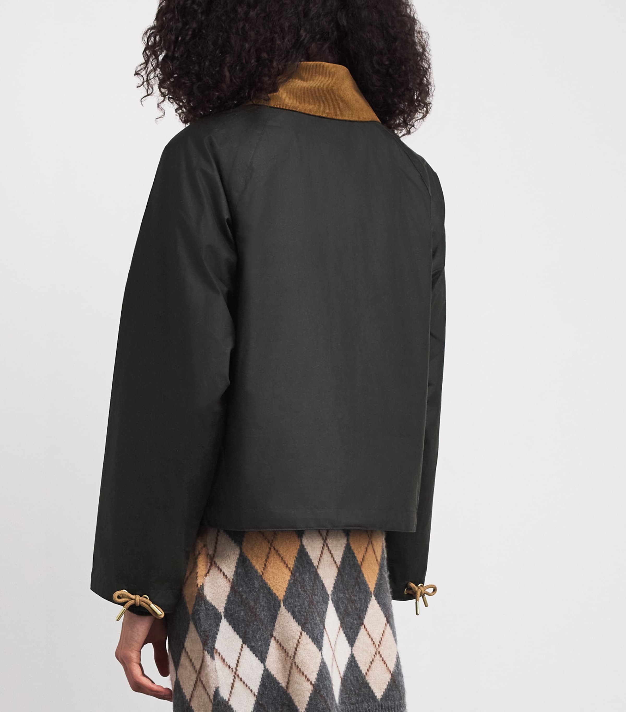 Waxed Marron Jacket FERN/ANCIENT Image 4