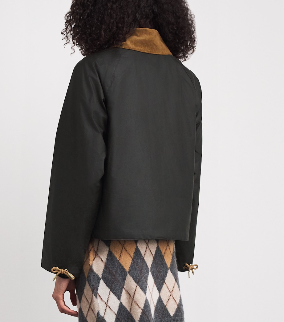 Waxed Marron Jacket FERN/ANCIENT Image 4