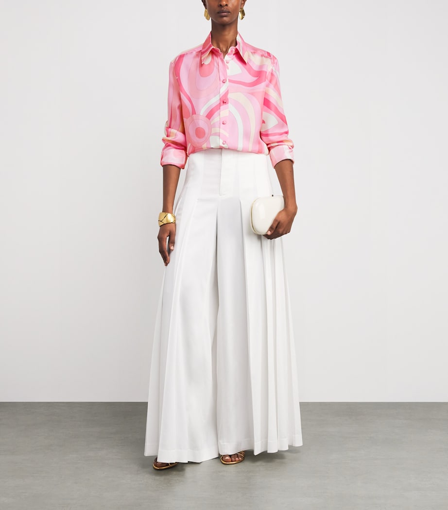 Silk Printed Blouse 028 ROSA Image 2