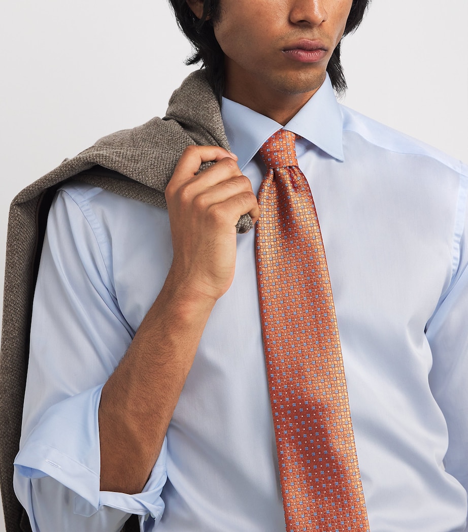 Organic Cotton Elevated Slim-Fit Shirt 20 LIGHT BLUE Image 6
