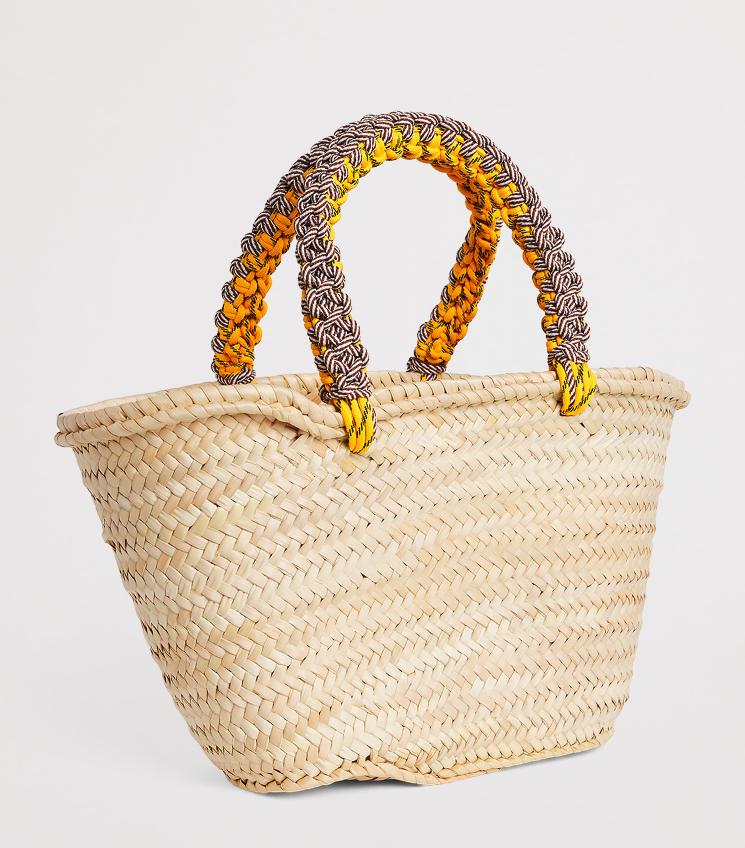 ALEMAIS Medium Woven Mona Basket Bag Image 3