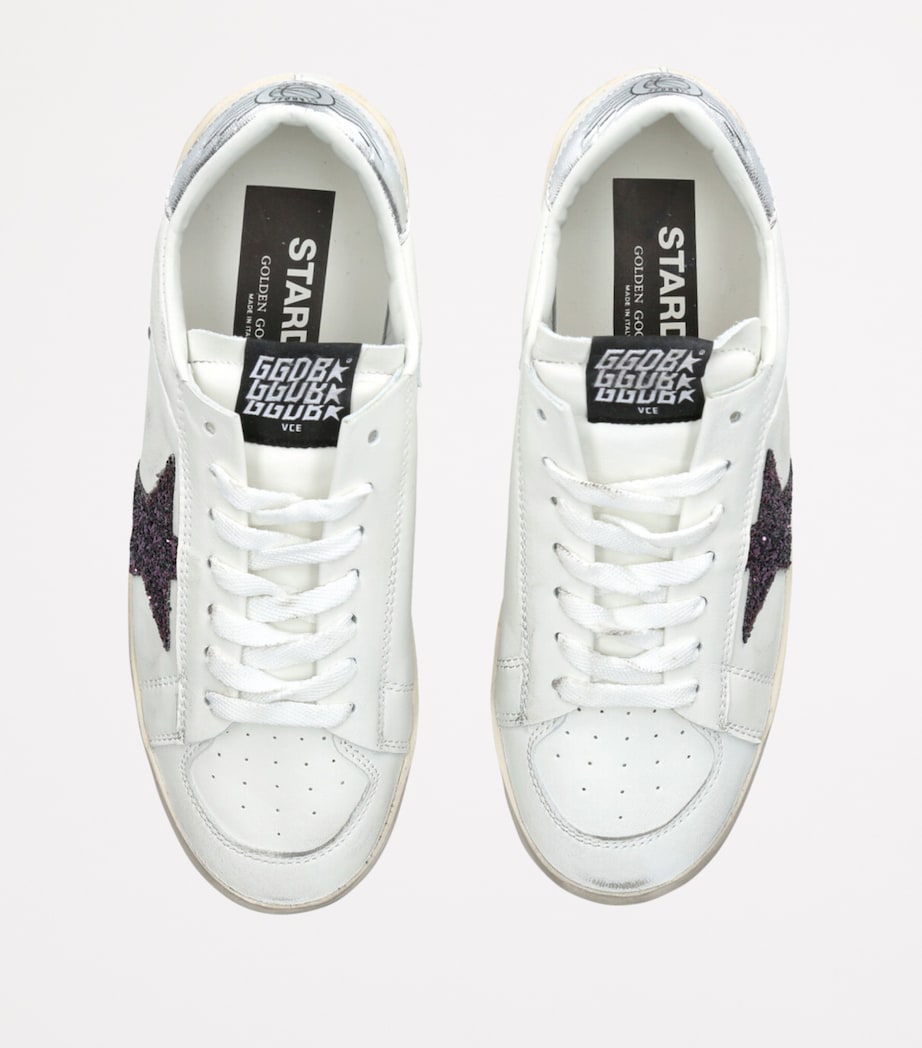 Golden Goose Leather Stardan Sneakers White/comb Image 4