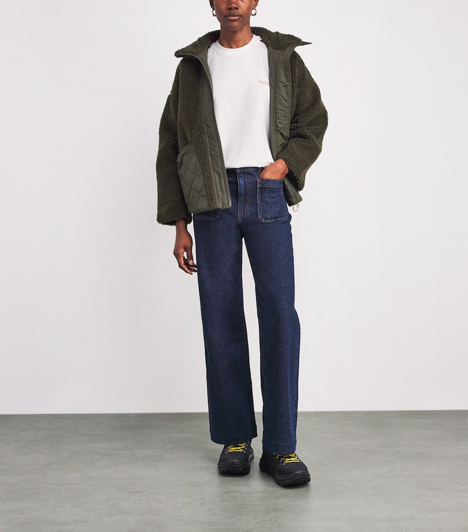 Stretch-Cotton Marla T-Shirt WHITE Image 2