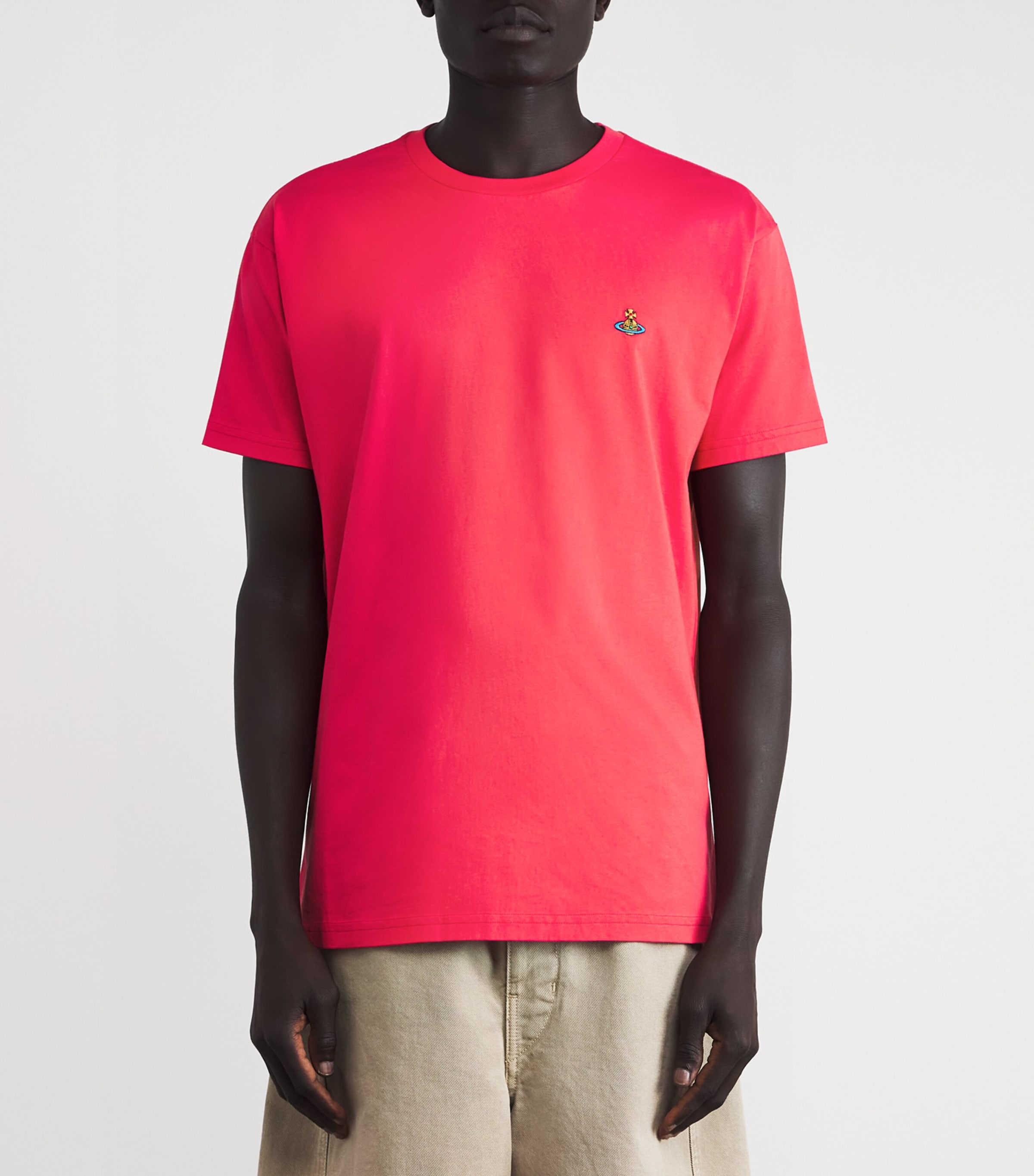 Vivienne Westwood｜ (OVERSIZED TEE MULTICOLOR ORB (3G010 Vivienne Westwood | Multi-Coloured Spray Orb T Shirt