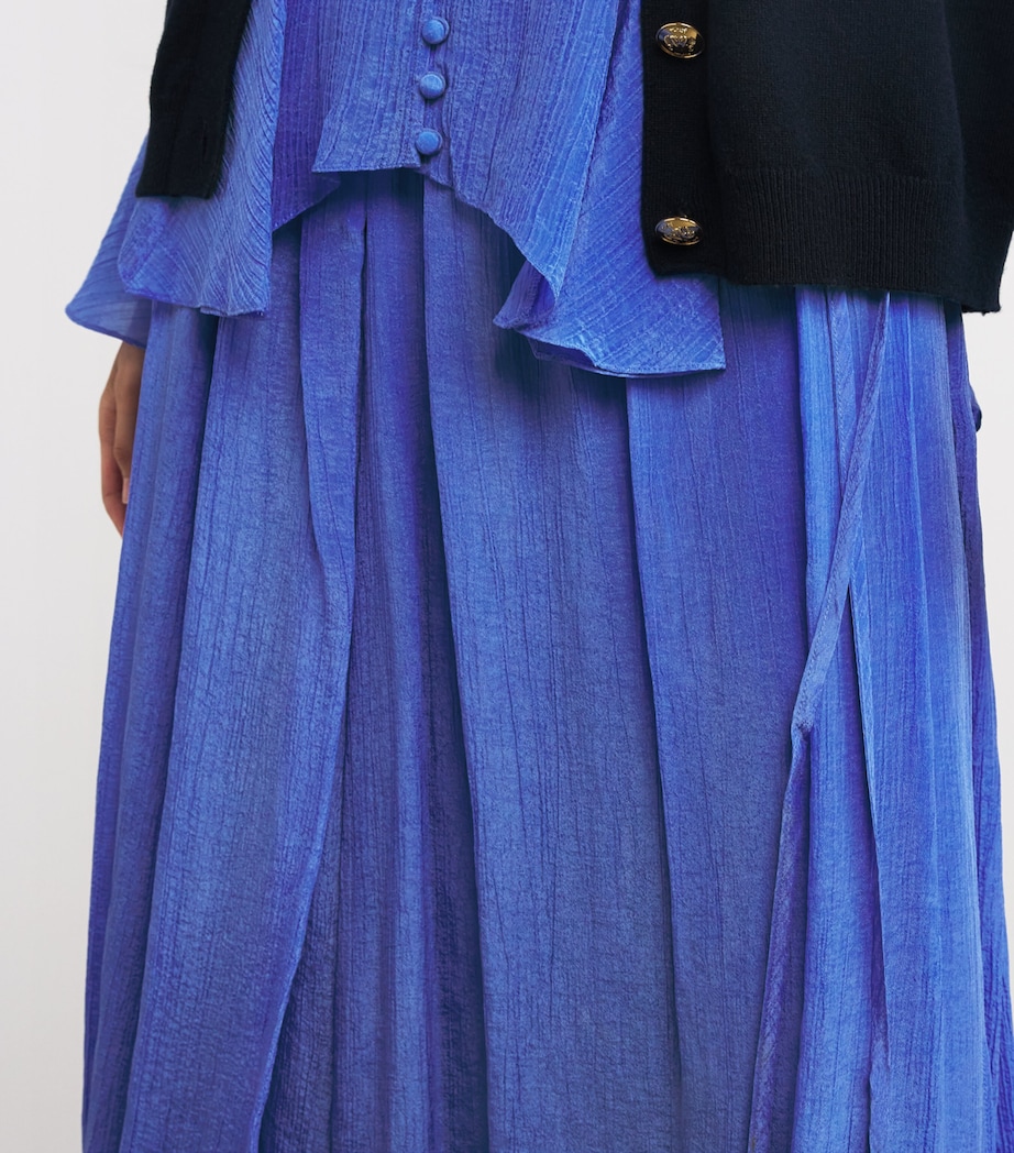 Woven Wrap Skirt INDIGO SKY Image 6