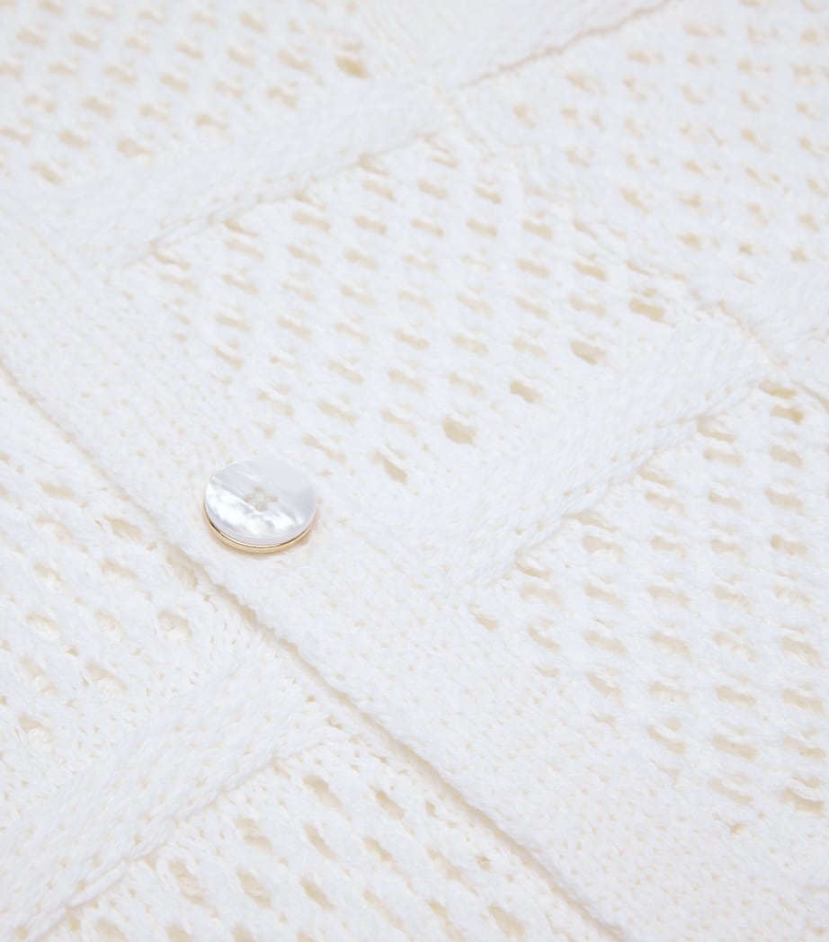 Cotton Perforated Desiderio Shirt IVORY Image 2