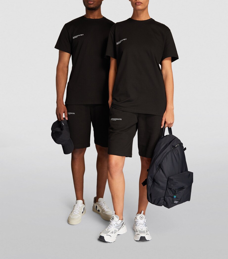 Organic Cotton 365 Long Sweatshorts 9868 BLACK Image 5