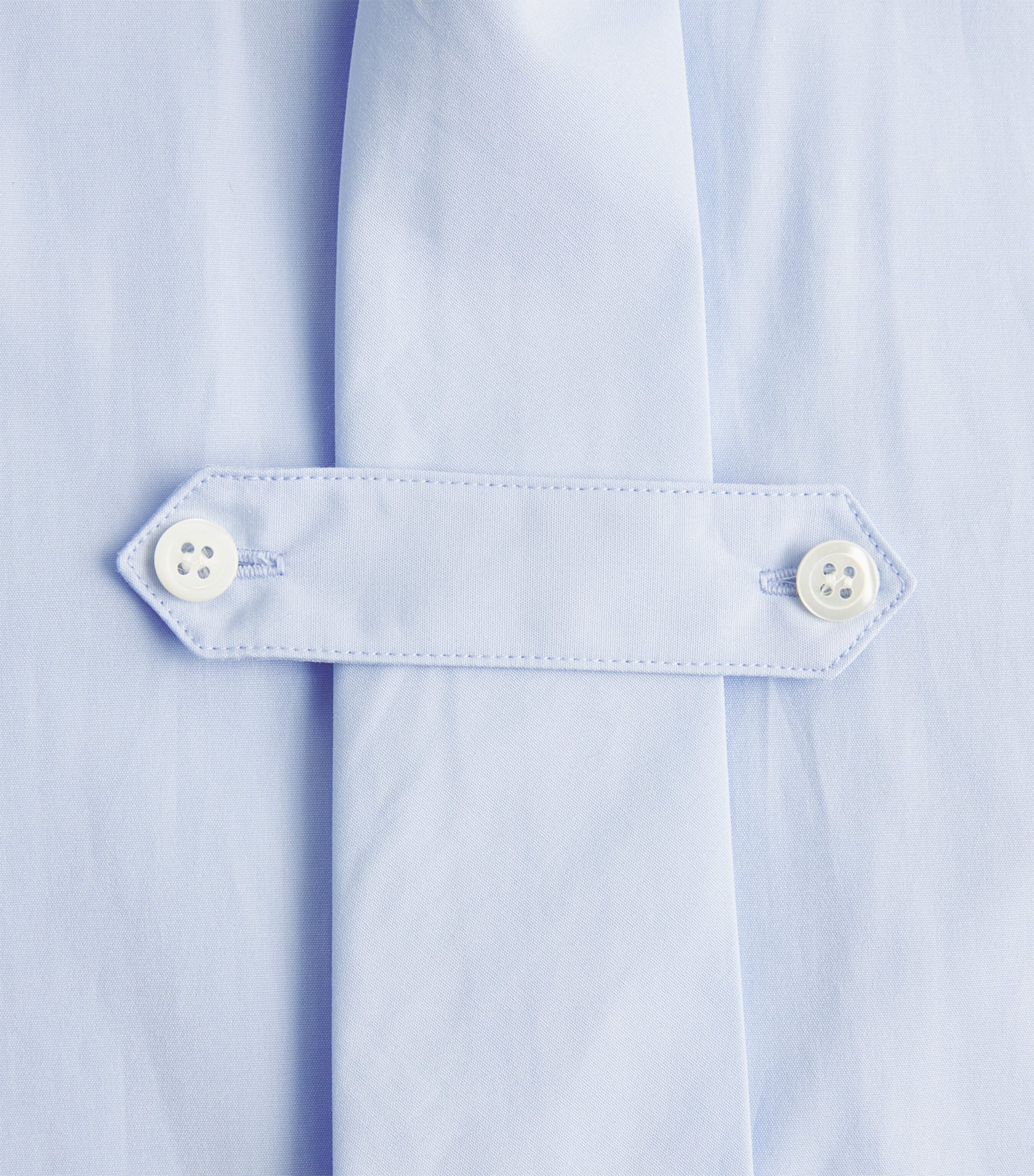 DRIES VAN NOTEN Mens Cotton Integrated-Tie Shirt Light Image 6