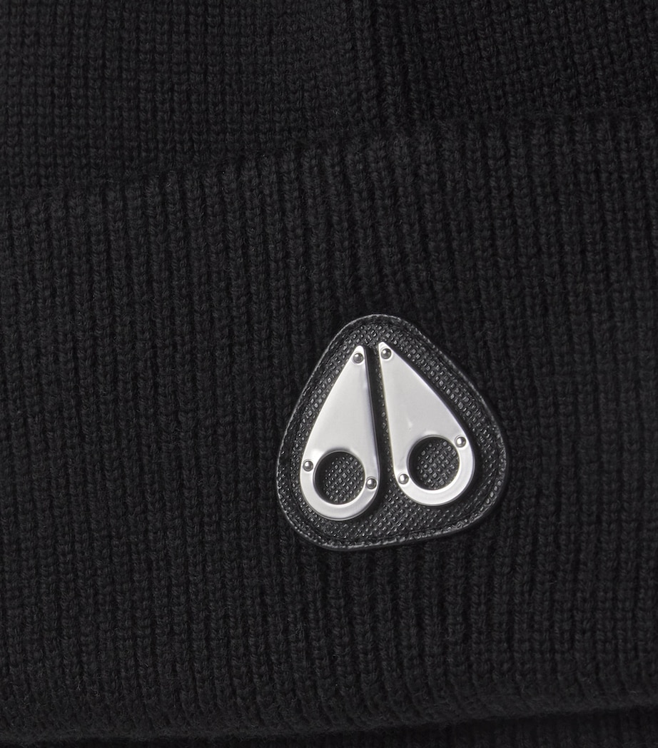 Wool Logo Beanie 292BLACK Image 3