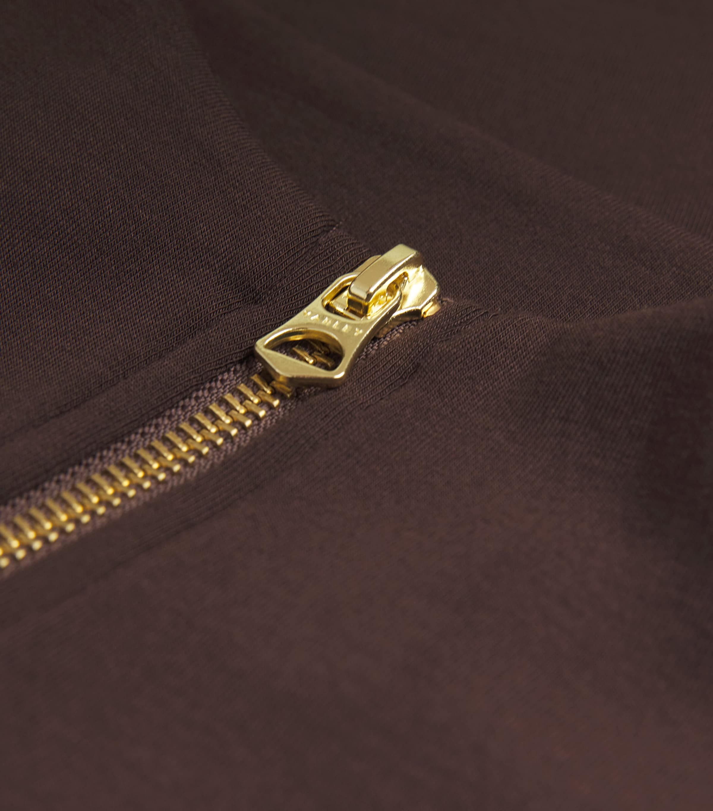 DoubleSoft Hawley Half-Zip Sweatshirt COFFEE BEAN Image 5