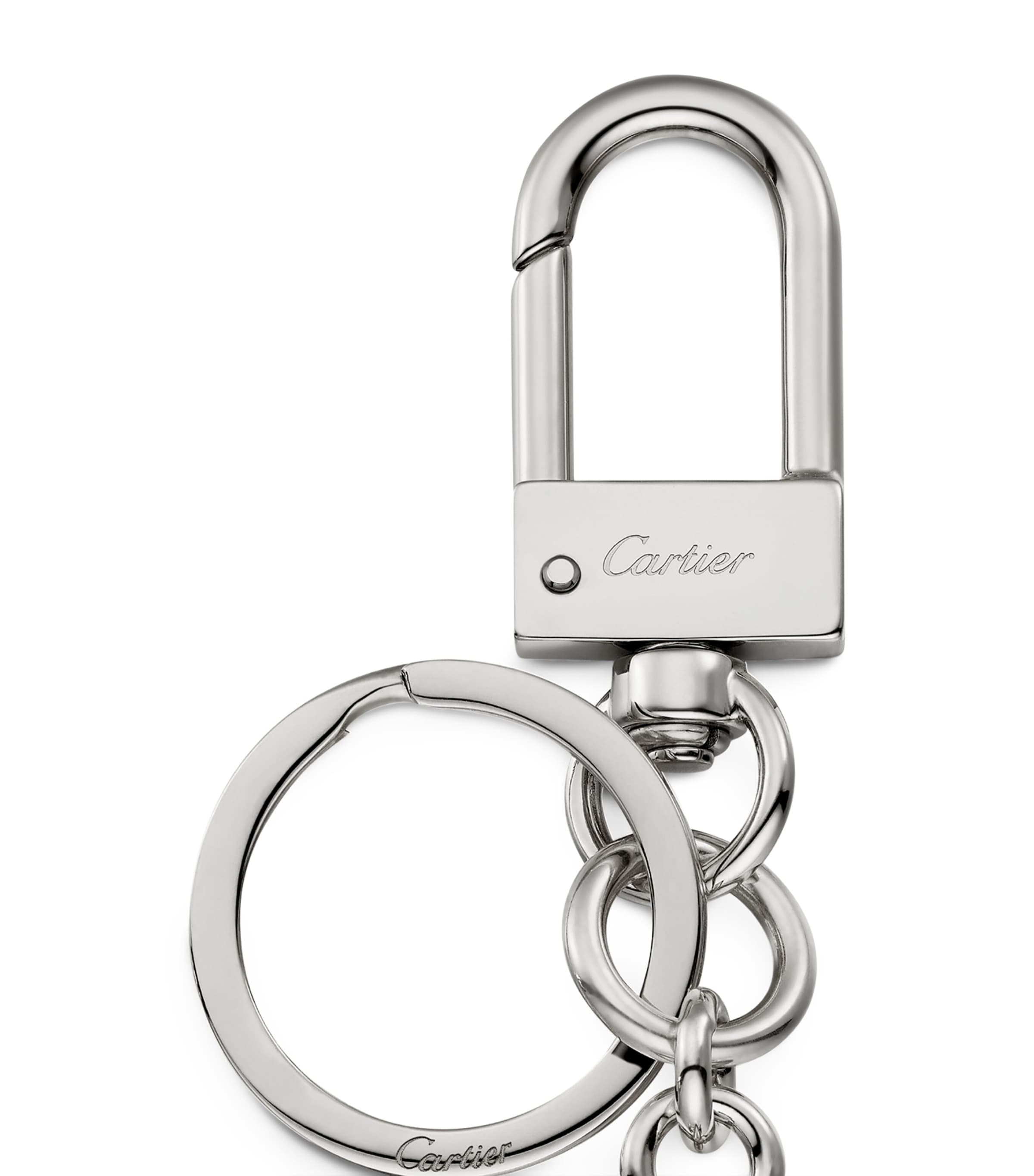 優雅さ*Cartier*Diabolo de Cartier Keyring with wax sealmotif CROG000465 - Diabolo de Cartier key ring with wax seal motif