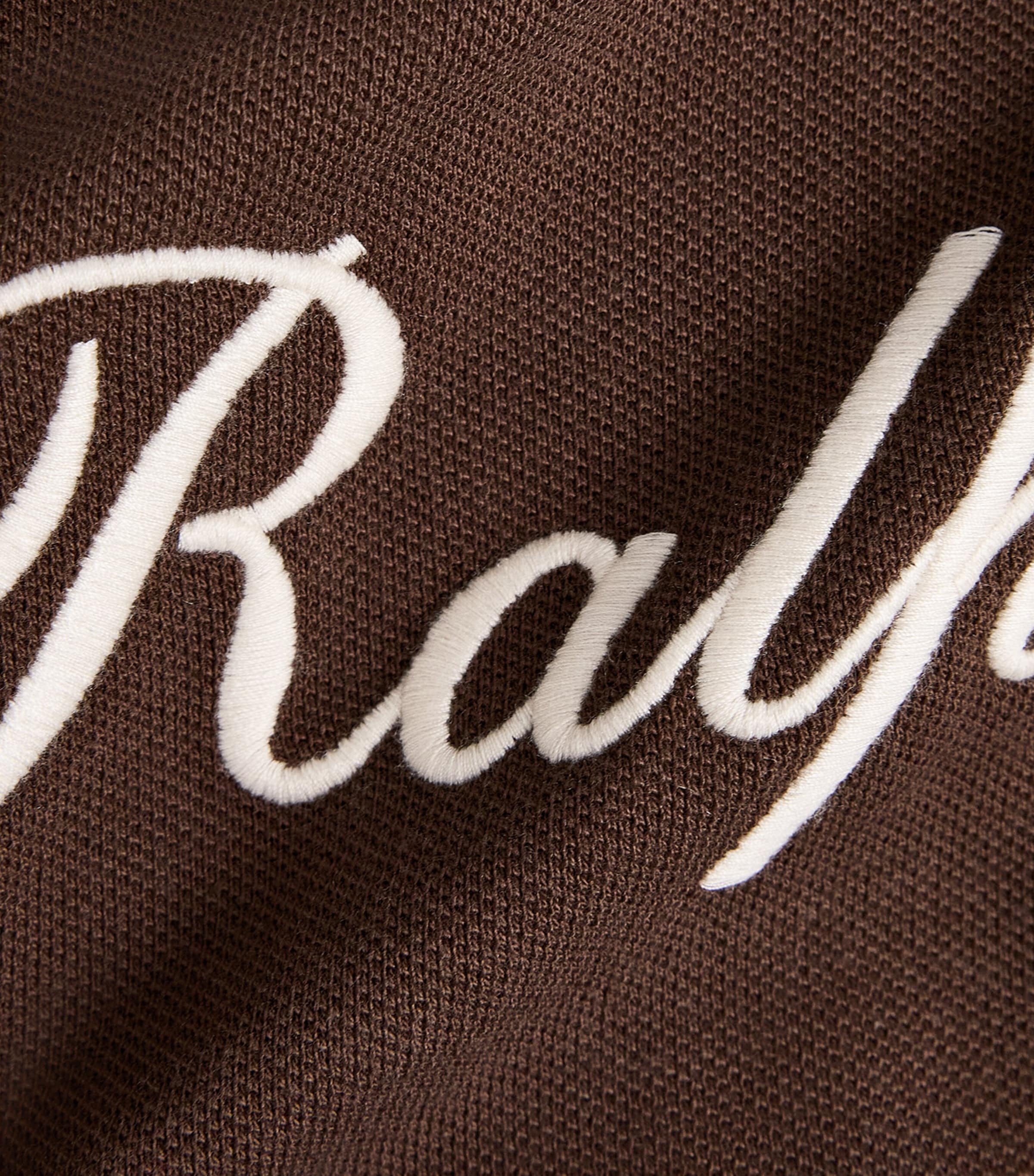 Polo Ralph Lauren Mens Mesh Signature Logo Polo Shirt Nutmeg Brown Image 6