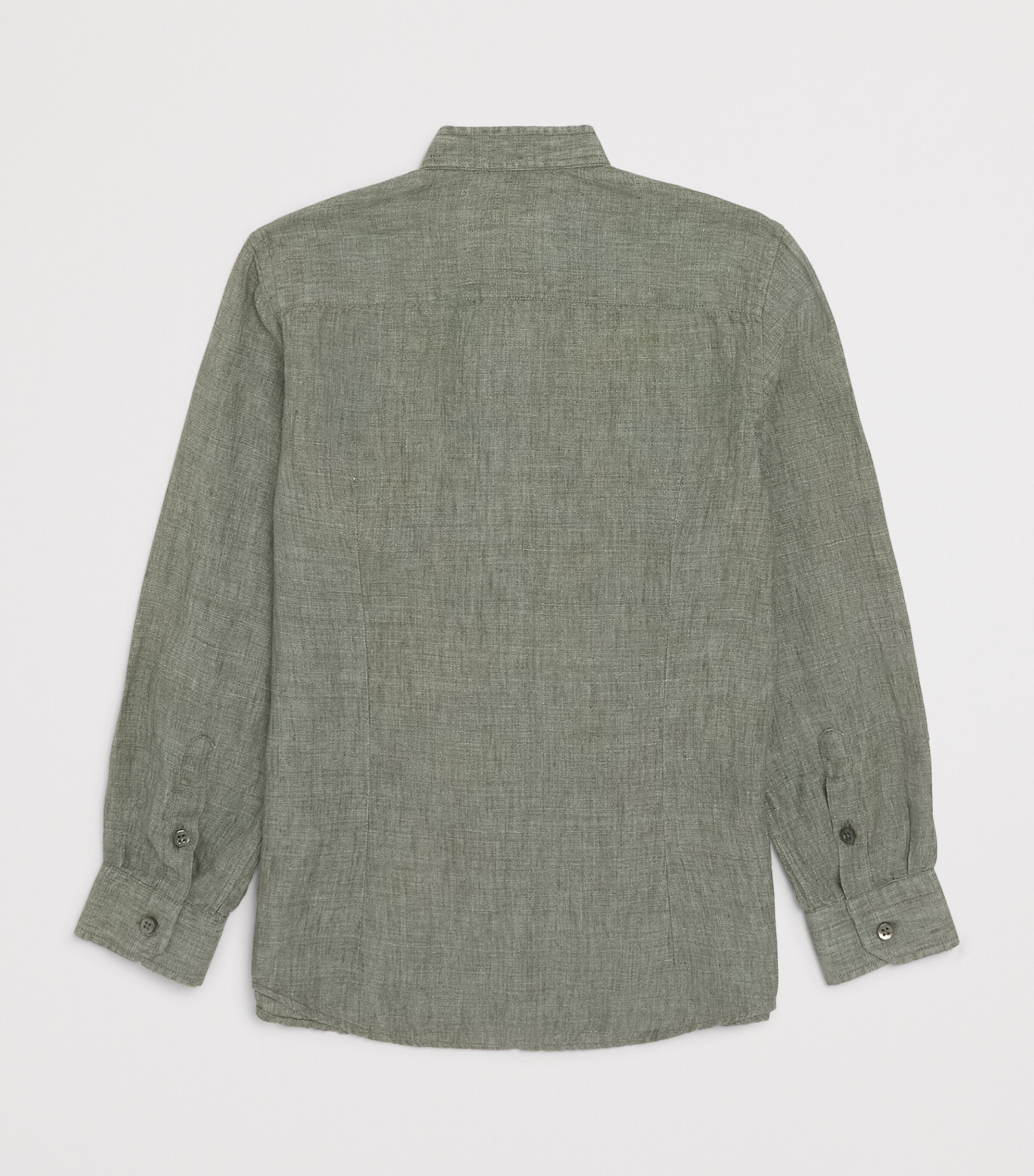 Stefano Ricci Kids Linen Shirt (6-16 Years) C. Green Image 2