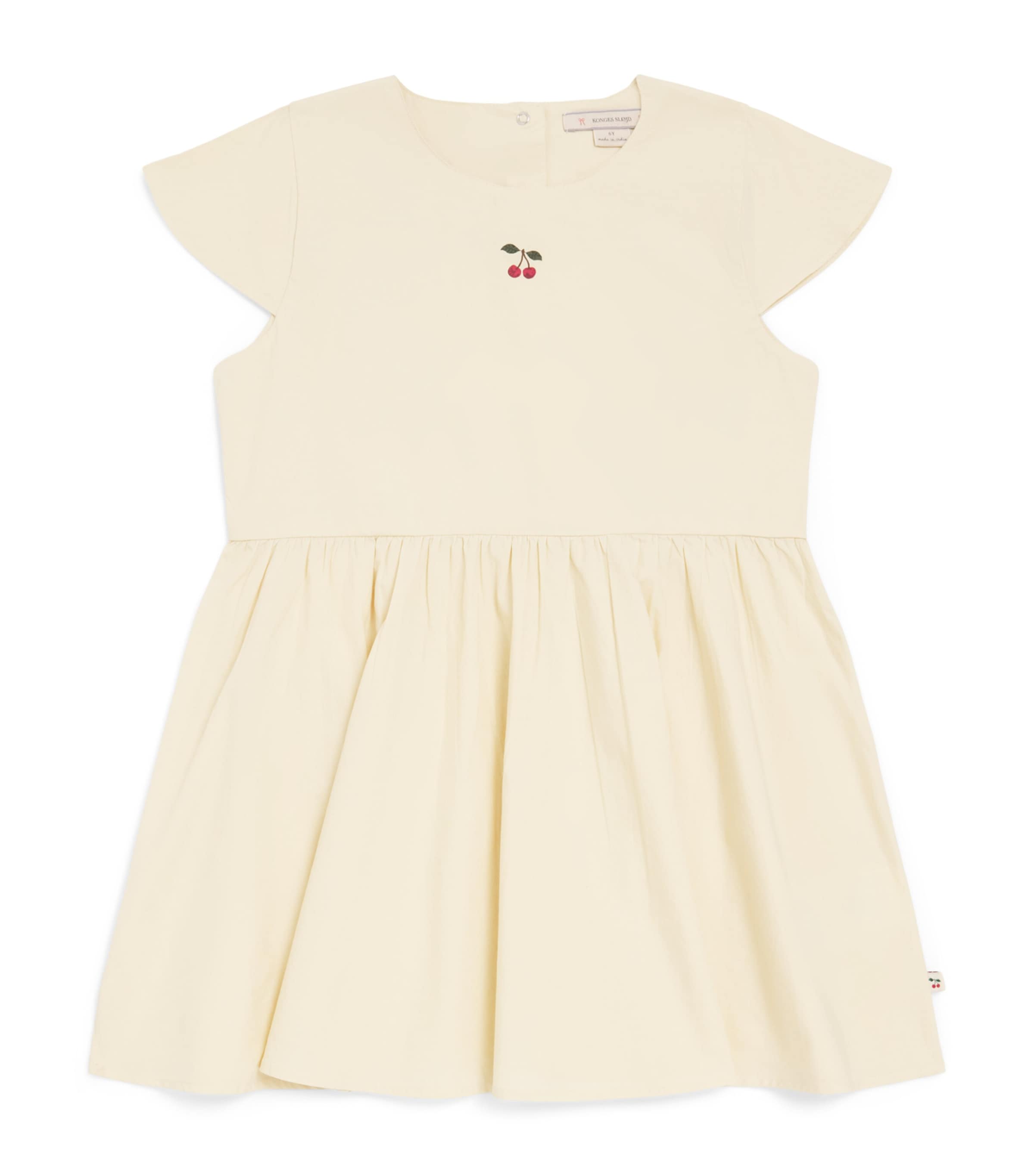 KONGES SLOJD Organic Cotton Hearly Dress (9 Months-10 Years) Sea Image 1