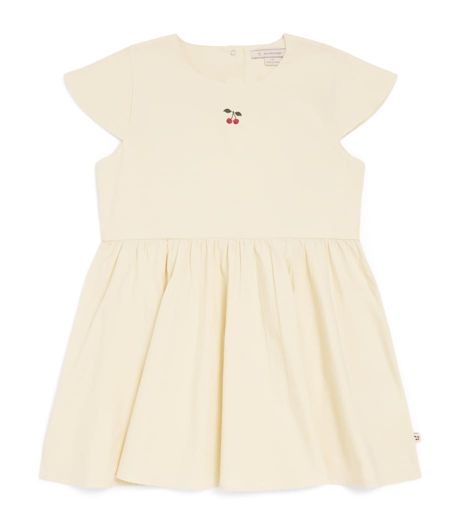 KONGES SLOJD Organic Cotton Hearly Dress (9 Months-10 Years) Sea Image 1