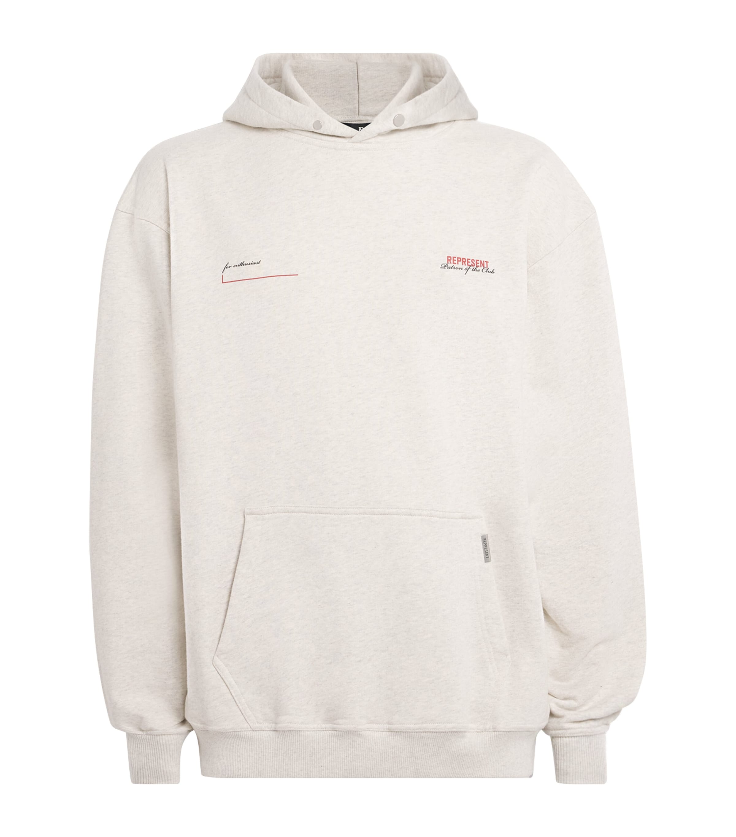 Represent Cotton Patron Of The Club Hoodie In White