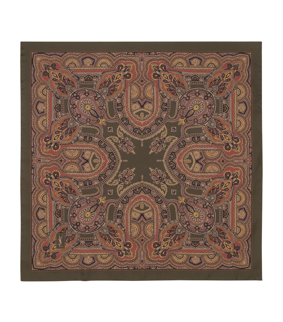 Saint Laurent Paisley Scarf Image 1