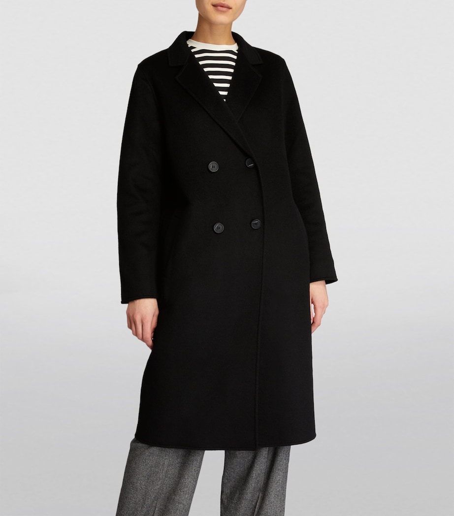 Wool-Blend Galant Coat BLACK Image 3