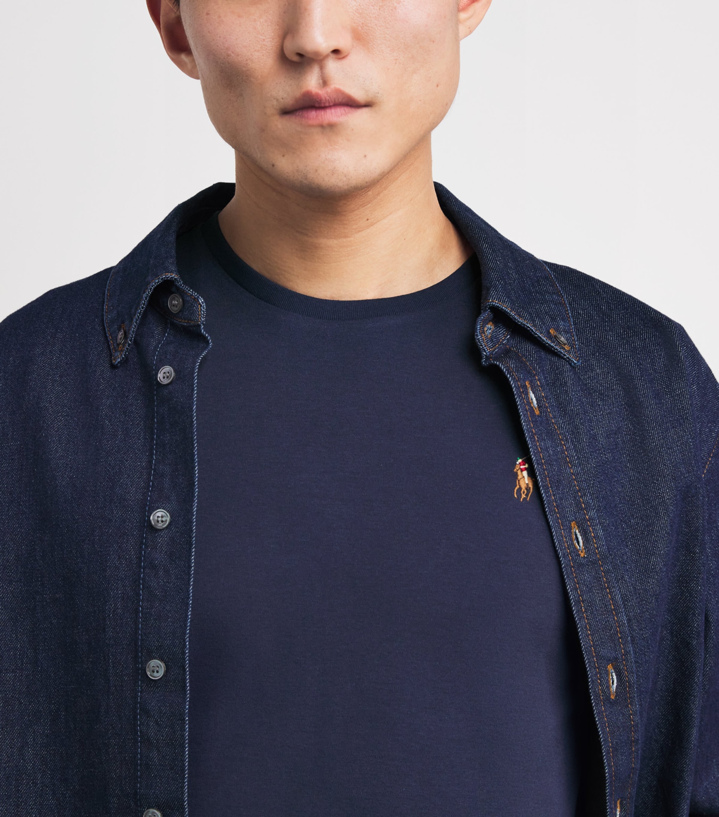 Pima Cotton Polo Pony T-Shirt REFINED NAVY Image 6