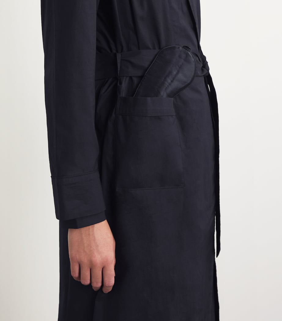Harrods Womens Cotton Sleep Mask Navy Image 2