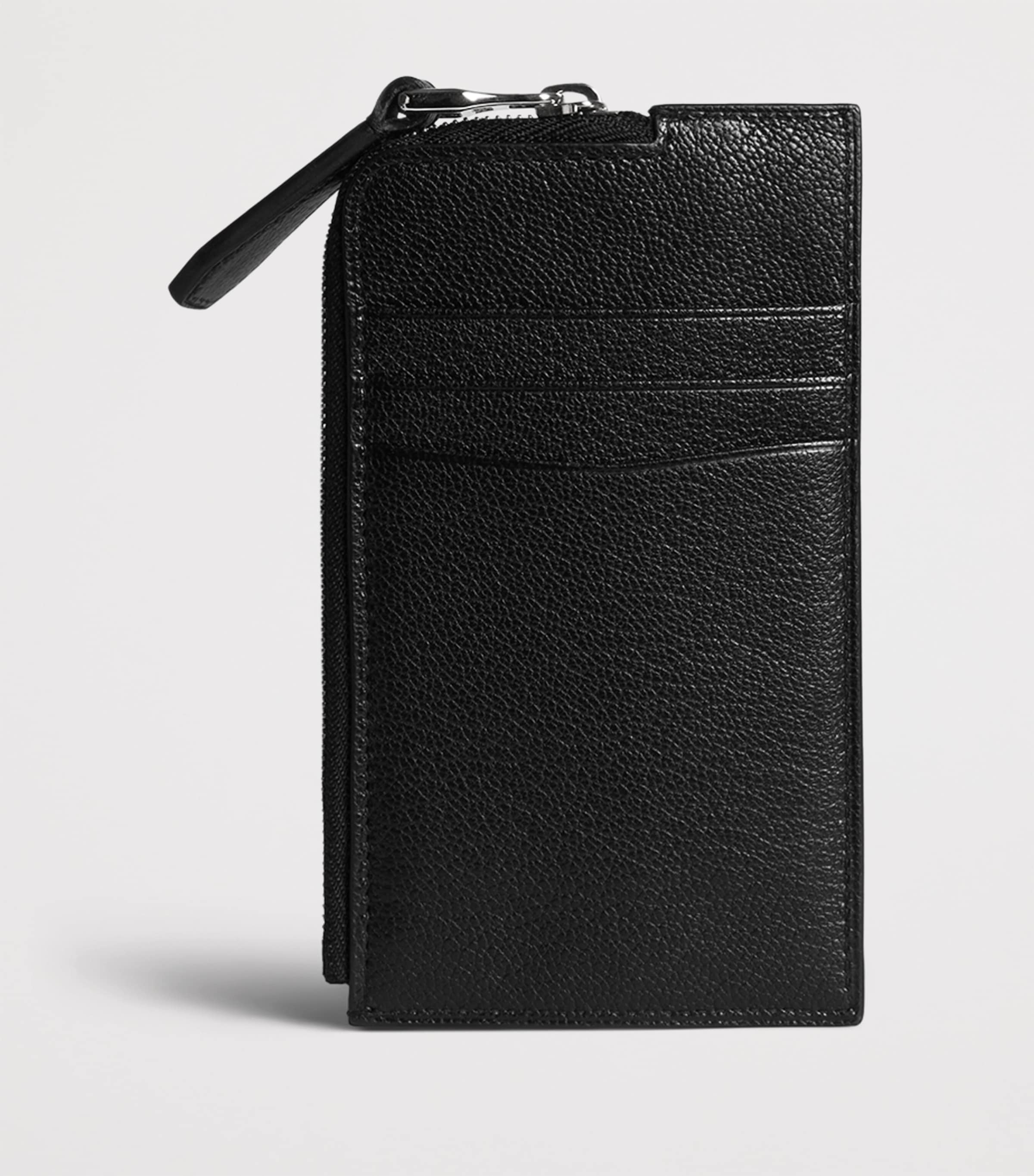 Goatskin Duke Fine Card Holder 001BLACK Image 2