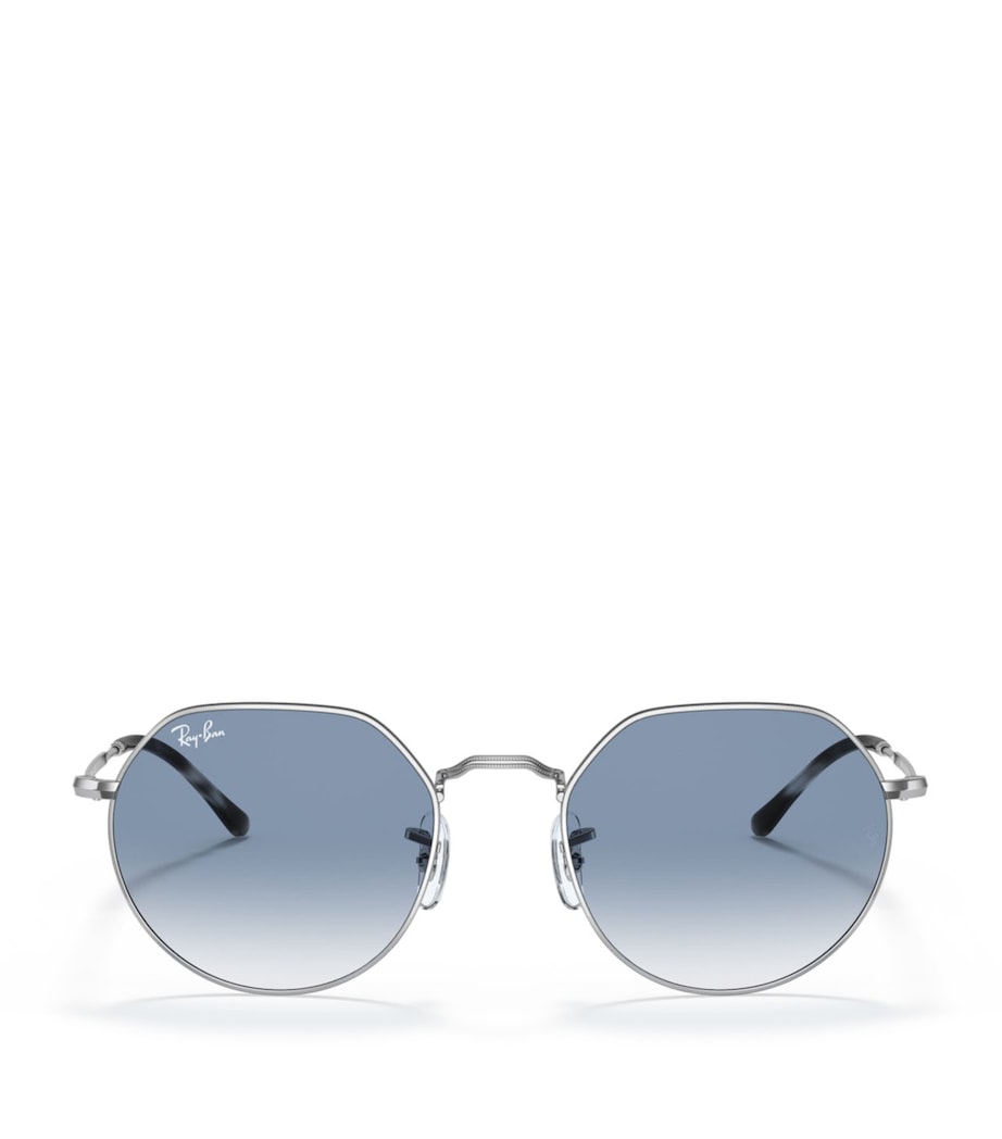 Ray-Ban Metal Jack Round Sunglasses Silver Image 1