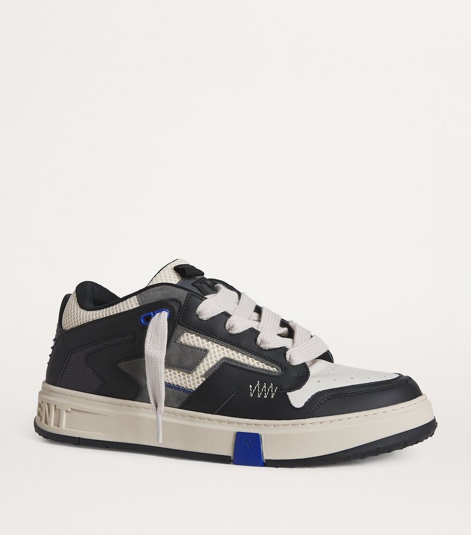 Leather Reptor Low-Top Sneakers BLACK/VINTAGE WHITE Image 5
