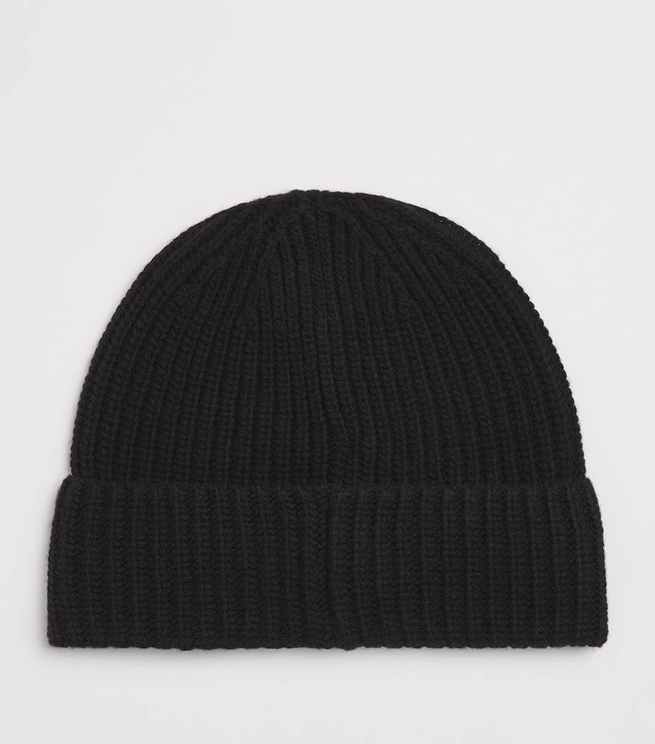 Stone Island Virgin Wool Logo Beanie Image 3
