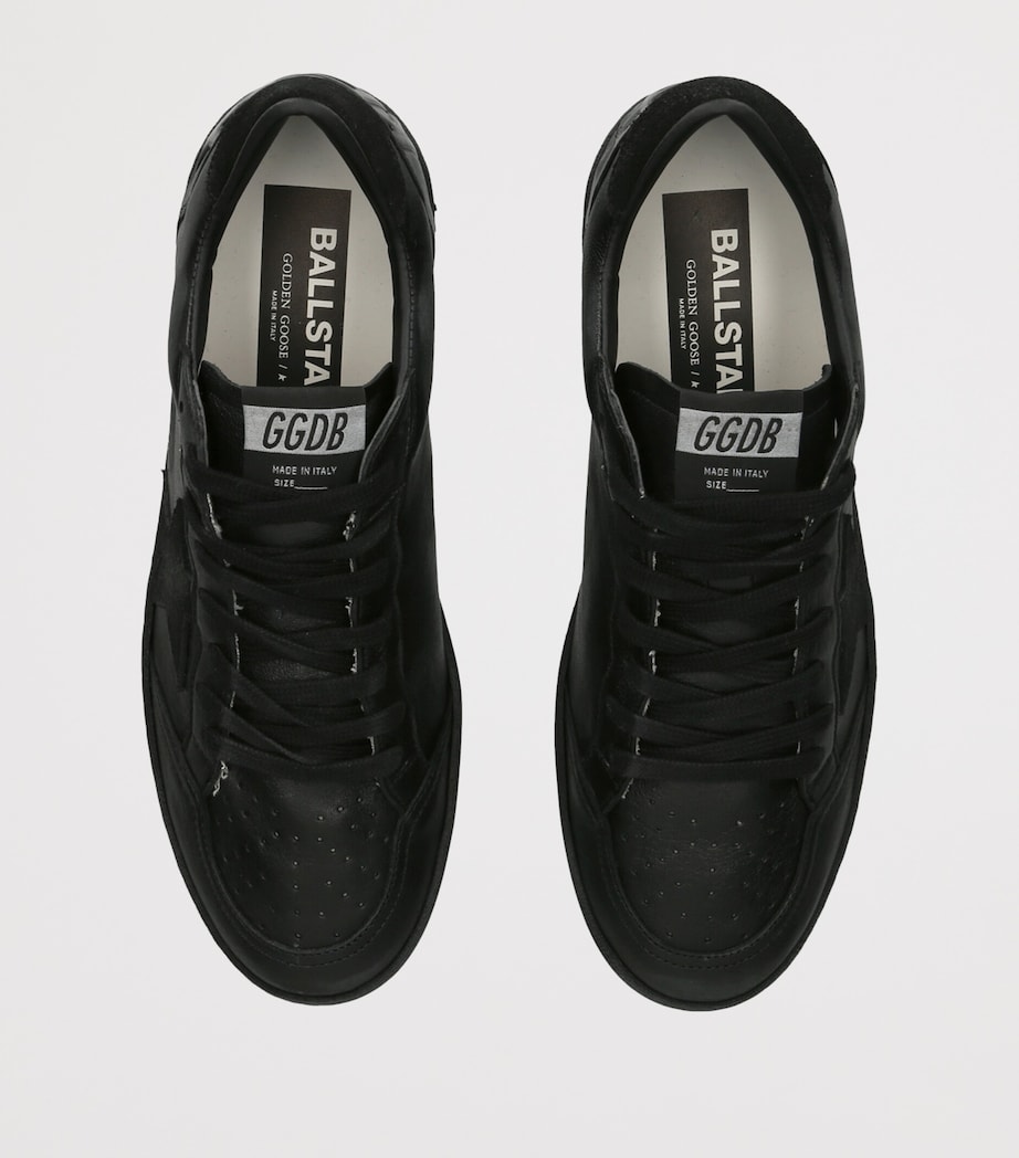 Golden Goose Nappa Leather Ball Star Sneakers Black Image 3